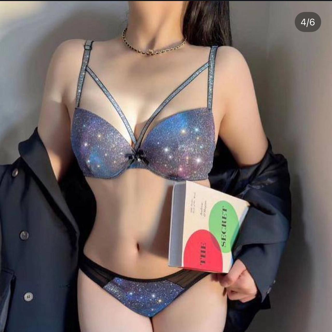 Sparkle & Slay: Stunning Glitter Panty Set for Gorgeous Girls 💫🔥